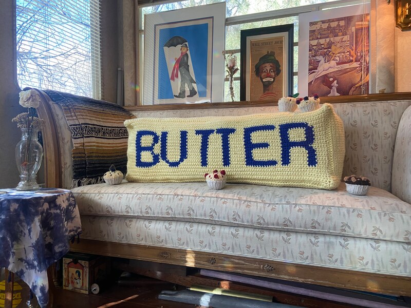 Body Butter Pillow - Crochet Body Pillow